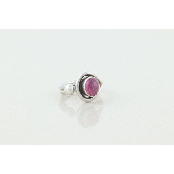 Sterling Silver Amethyst Ring Size 8 - Picture 4 of 7